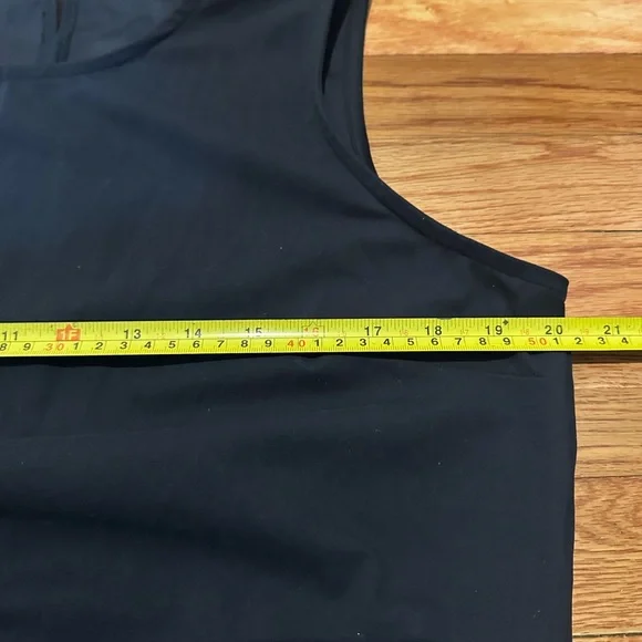 NWT Halara Xl Black Sleeveless Keyhole Jumpsuit Pockets Buttons Work - Picture 8 of 9